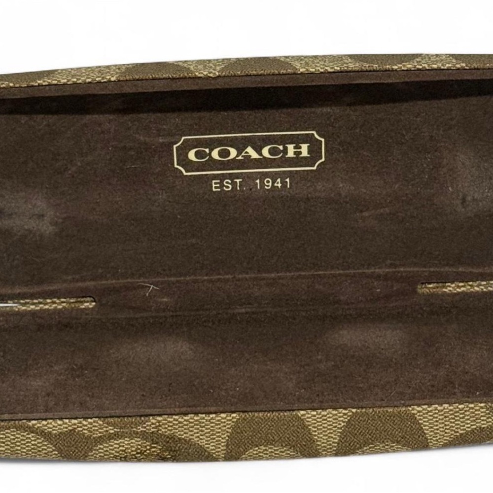 COACH hard shell glasses case - image 3